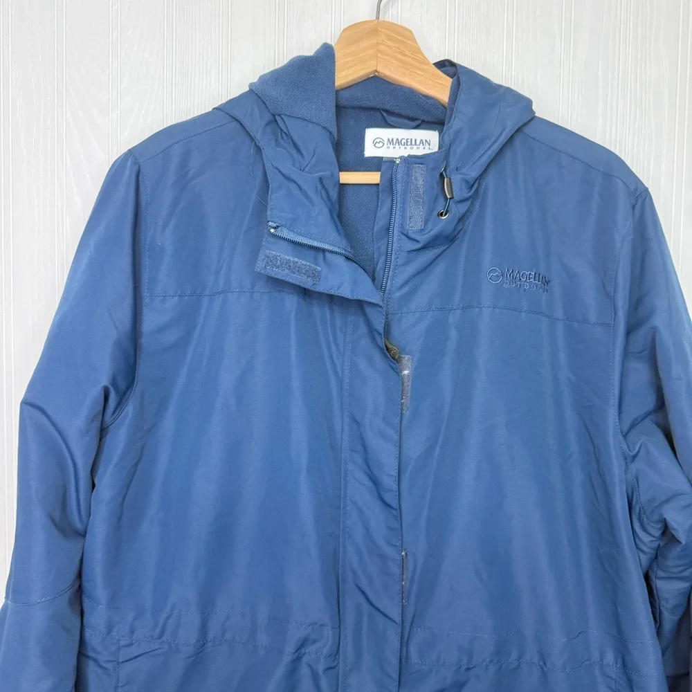 Magellan aqua slider coat with hood size XXL - Picture 3 of 12